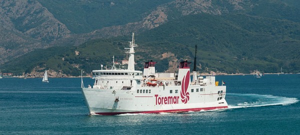 Toremar Aethalia nei pressi di Portoferraio